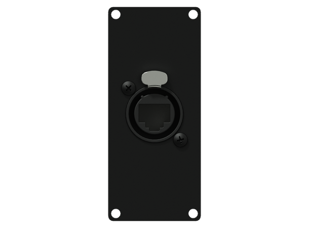 Caymon Casy Ethercon til RJ45 1HE plate feedthrough RJ45 